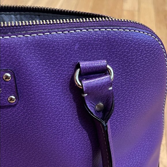 Kate Spade Wellesley Rachelle Purple Handbag - Picture 7 of 13